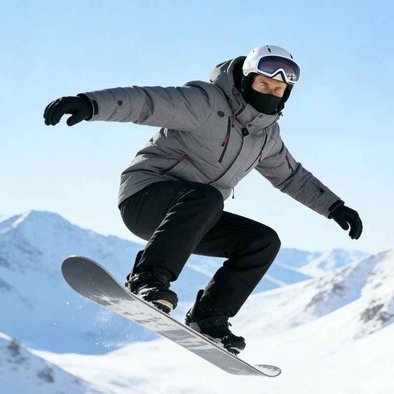 Winter Ski Suit Men Snow Parkas Warm Windproof Outdoor Sports Skiing Down Jackets and Pants Male Snowboard Wear Overalls
