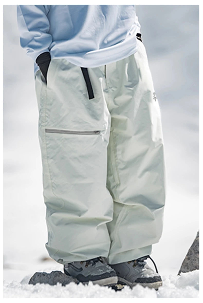 John Snow 2025 3L Ski Jacket & Pants Set Waterproof Snowboard Suit Thermal Winter Sports Gear with Fleece Lining for Men & Women