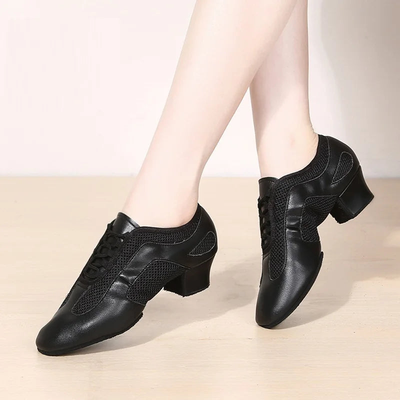 Latin Dance Shoes Adult Men Women Skin Tone Patent Leather Professional Soft Teacher Shoes Square Dance Shoes Ballroom Big Size