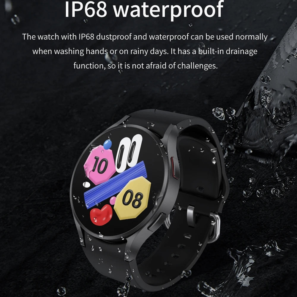 2025 New Bluetooth Call Smart Watch 6 Classic Men AMOLED HD Screen AI Voice Assistant Bluetooth Call NFC GPS Smartwatch Women