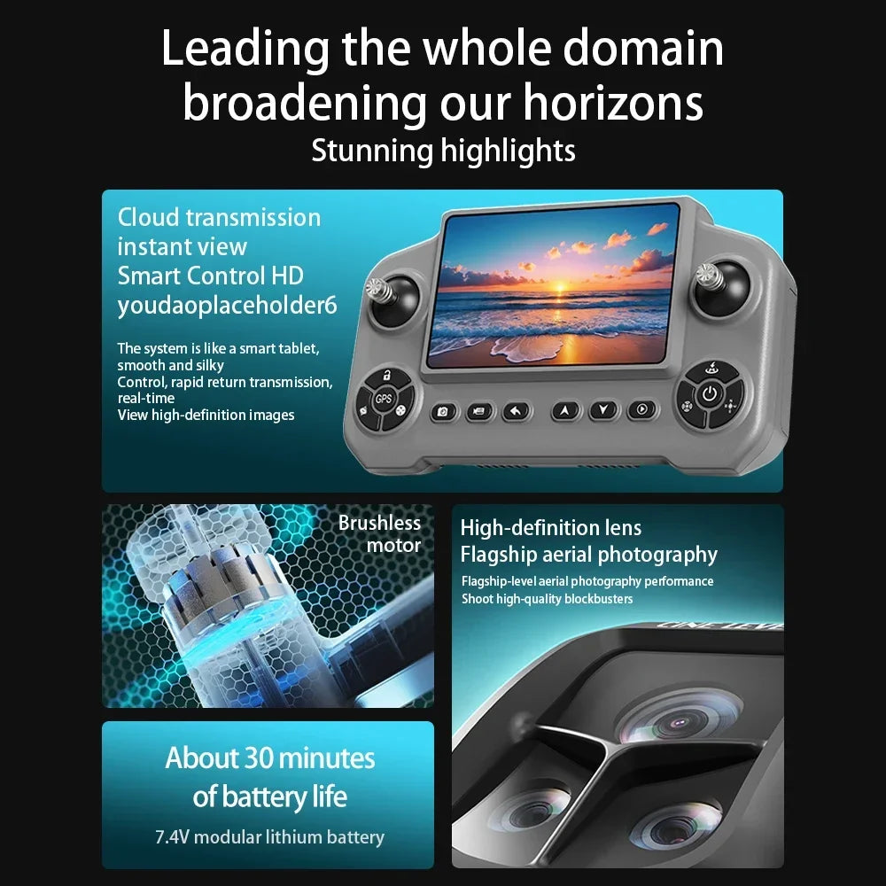 For Xiaomi A1R 3S GPS Drone 360°Laser obstacle avoidance 8K Professional HD Camera UAV WIFI Brushless Foldable Quadcopter Dron