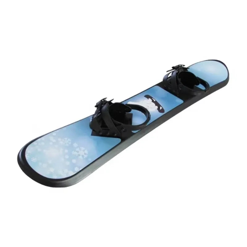 Outdoor snowboarding equipment in adult children's snowboard park