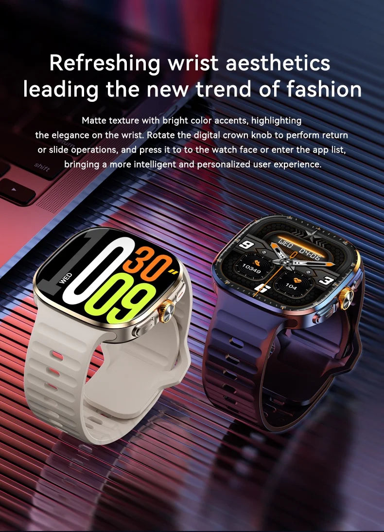 M99 Smart Watch Android 10.0 Smartwatch With Sim Card Rotary Camera GPS WIFI Compass 512GB Storage 2.4inch larger Amoled Screen