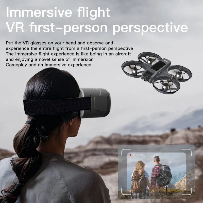X226 Screen VR Control Drone 4K Professional Camera HD Aerial Photography Dual-Camera Omnidirectional Obstacle Avoidance Drone
