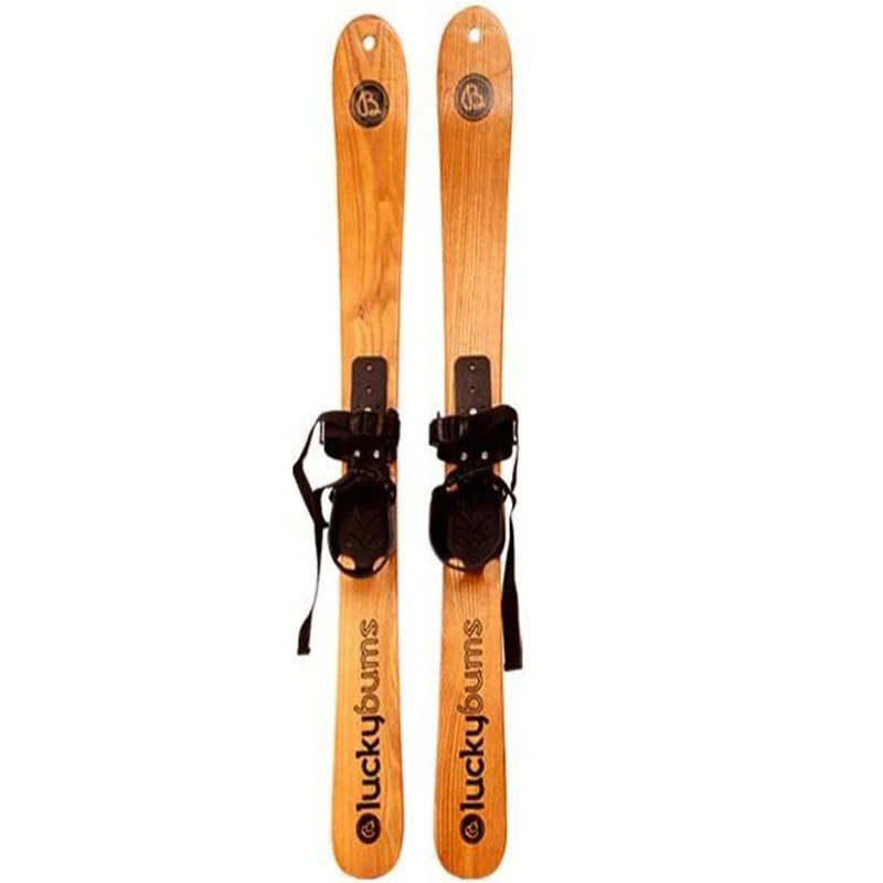 лыжи Fashion High Quality Log Manchurian Ash Ski Double Board Adults and Children Wooden Ski/Snowboard Skis