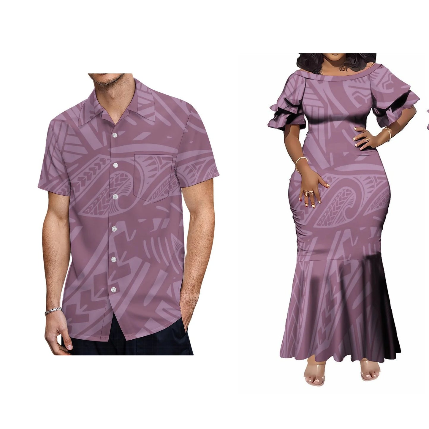 Factory Wholesale Custom Boat Neck Double Flare Sleeve Long Fishtail Ladies Dress Women Elegant Mermaid Evening Party Dress
