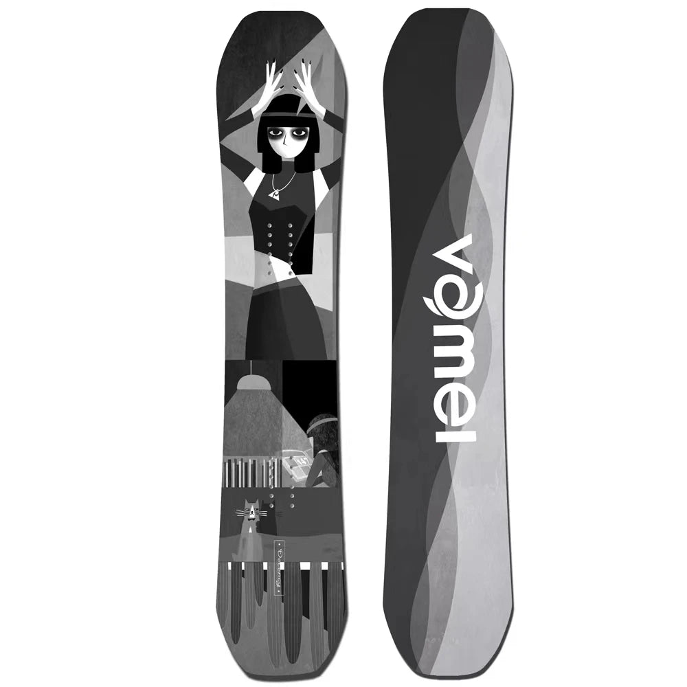 Adjustable Black Snowboard Aluminum Snowboard and Bundle Men's Bundle Snowboard Bundle