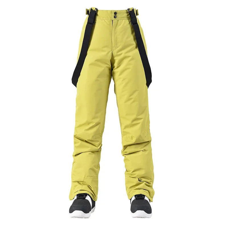 Winter Outdoor Mountain Waterproof Ski Pants For Men Women’s High Quality Windproof Warm Snow Trousers Ski Snowboarding Pants