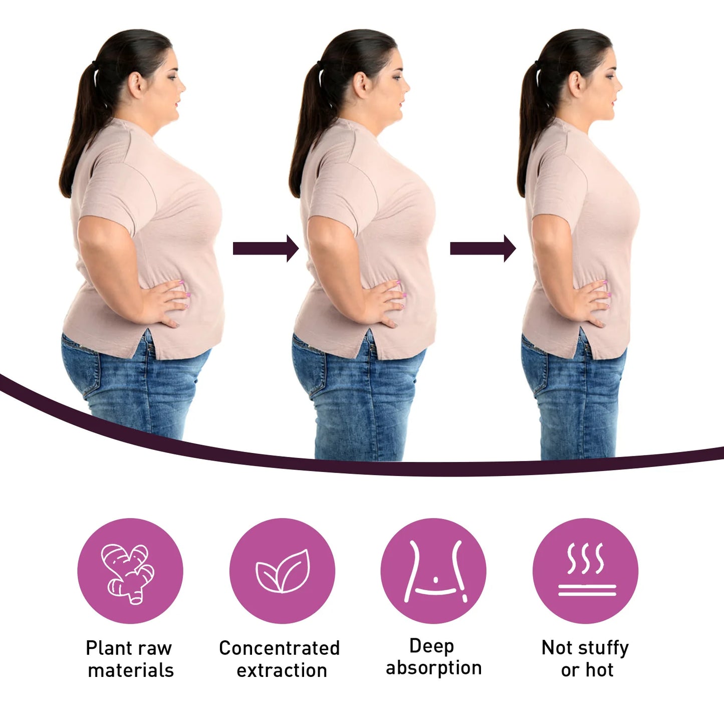 Fat Burning Detox Pills Losing Weight Anti Cellulite Flat Abdomen Firming Lifting Sagging Skin Shaping Waistline Slimming Care