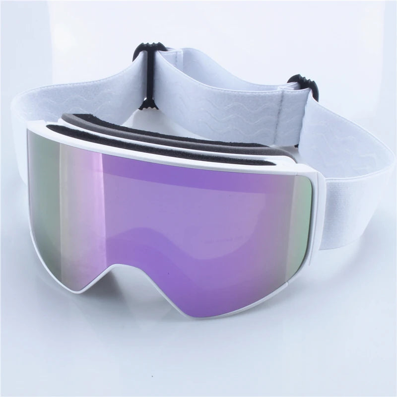 Magnetic Lens Snow Goggles Double Layer Anti-Fog UV Protection for Skiing Snowboarding High-definition Clarity Unisex Skiing