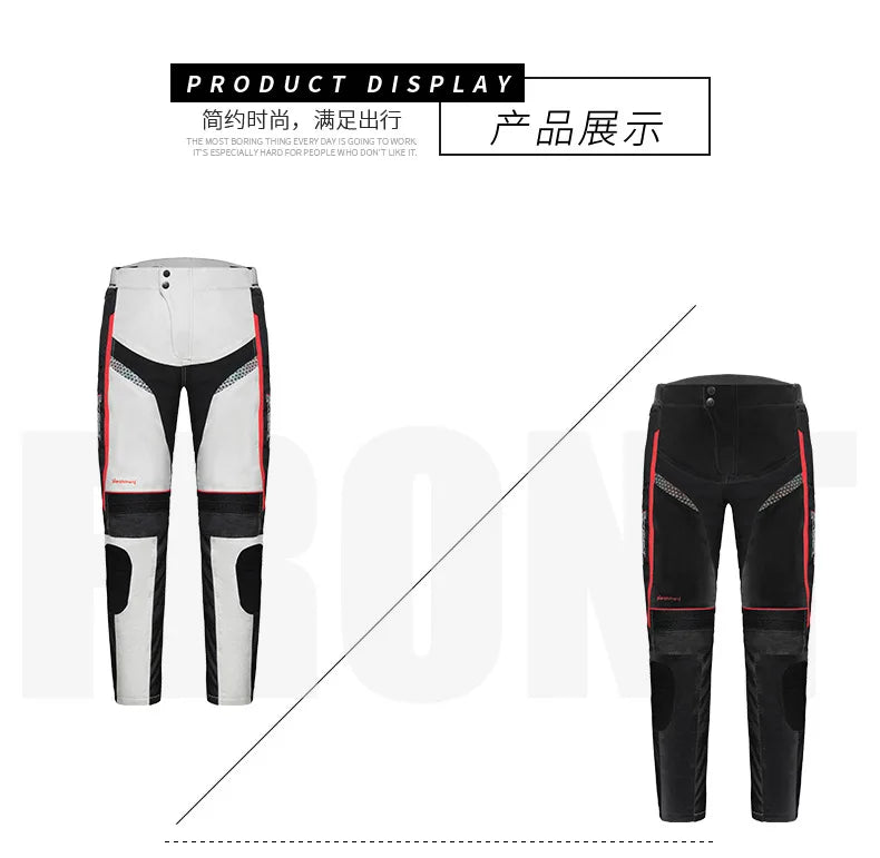 Wear-Resistant Motorcycle Pants Anti-Fall Motorcycle Protection Equipment Waterproof Motocross Pant Reflective Biker Pants M-5XL