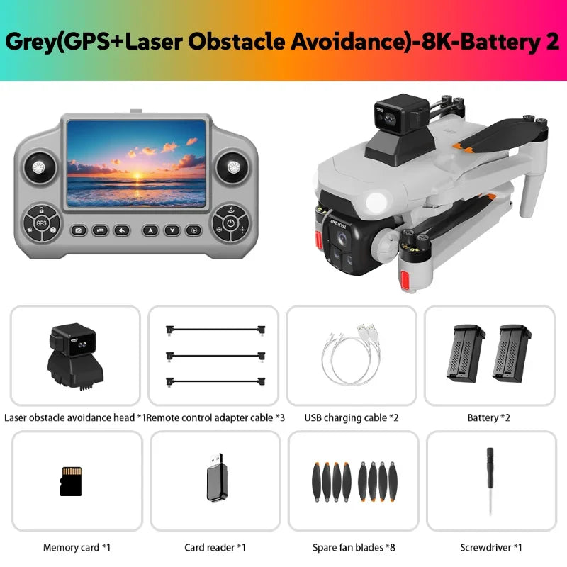 A1R 3S Original 8K Drone 4K Professional 5G GPS 360° Laser obstacle avoidance Brushless Foldable Quadcopter RC Distance 3KM Dron