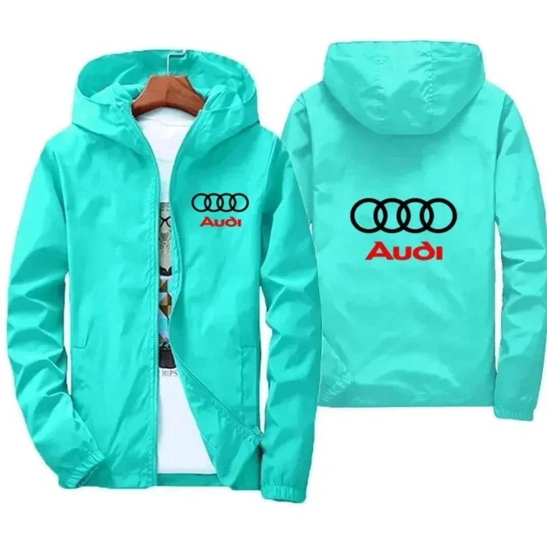 Audi motorcycle windproof and waterproof jacket, exquisitely designed, simple and fashionable, suitable for riders and casual we