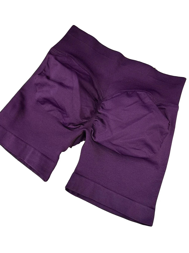 Seamless Shorts 4.5" Yoga Shorts Women Clothes Scrunch Bum Gym Shorts Booty Running Short Butt Lifting Workout Pants Fitness