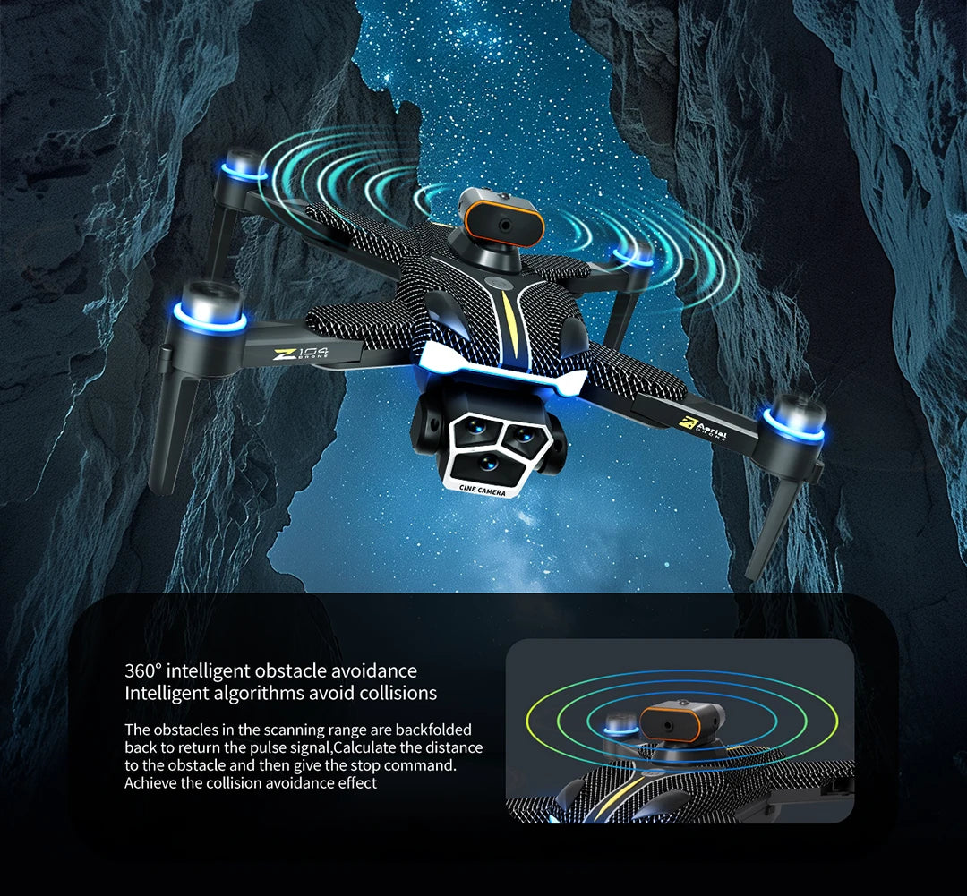 For Xiaomi Z104 GPS positioning Drone 8K HD Aerial Photography Dual Camera Brushless Quadrotor Obstacle Avoidance Aerial RC UAV