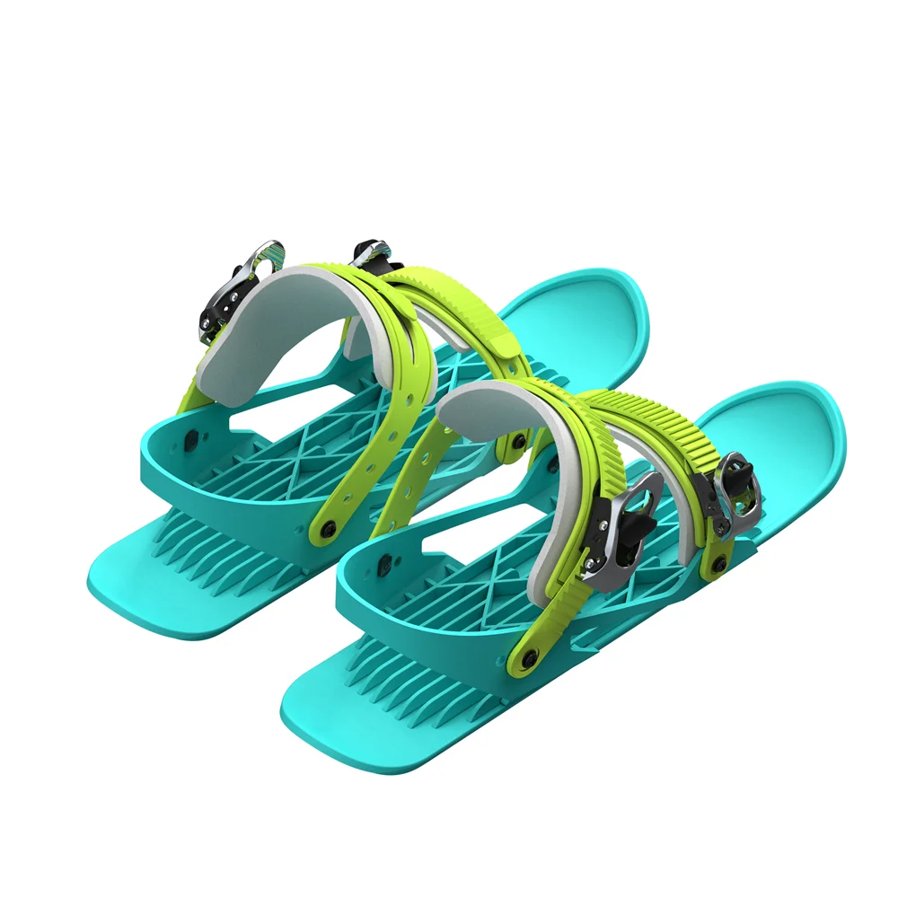 Adult mini entry-level ski skis suitable for beginners Ski boots that can be worn directly on the feet Snow walking shoes