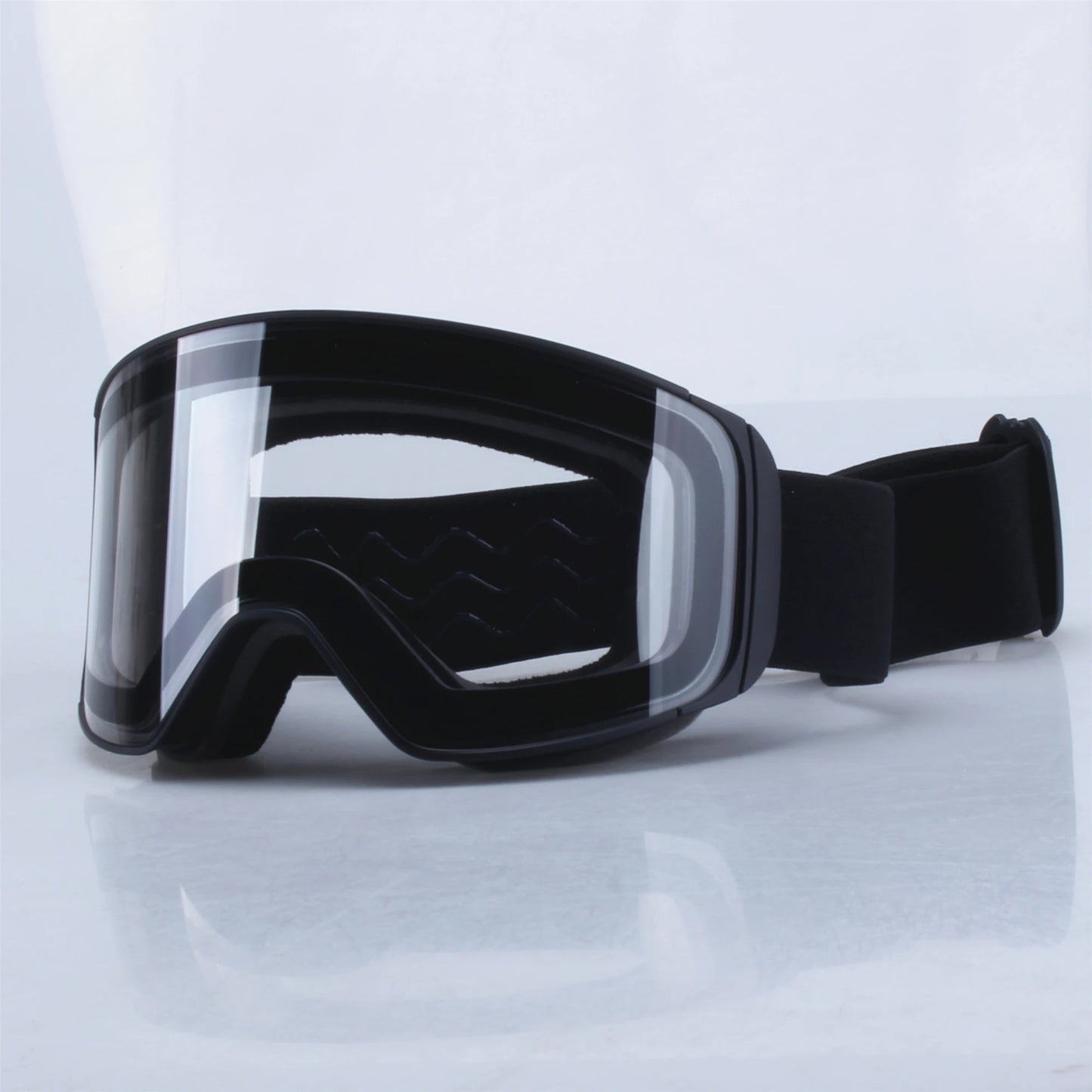 Magnetic Lens Snow Goggles Double Layer Anti-Fog UV Protection for Skiing Snowboarding High-definition Clarity Unisex Skiing