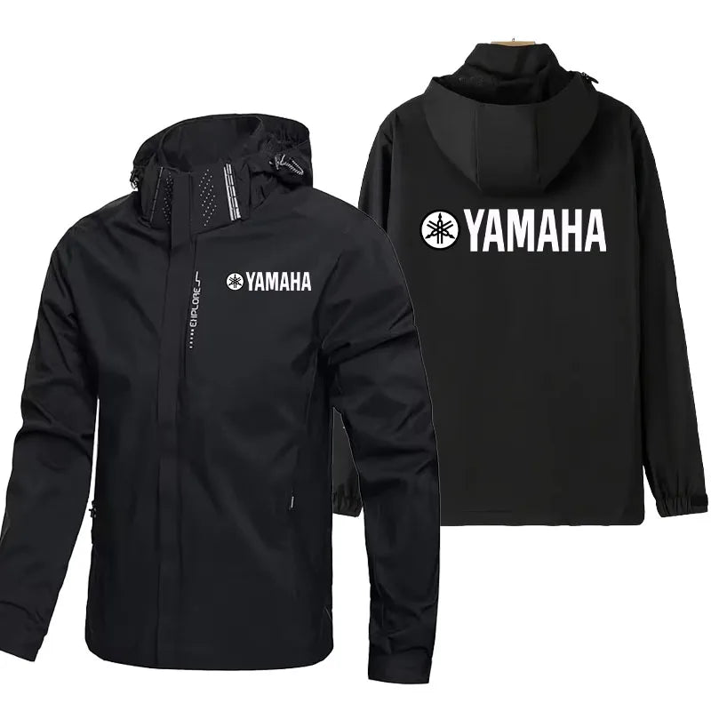 2026 Yamaha NEW Off-road Motorcycle Waterproof Jacket Men's And Women's Yamaha Logo  Outdoor Sports Hooded Zipper Jackets Coat