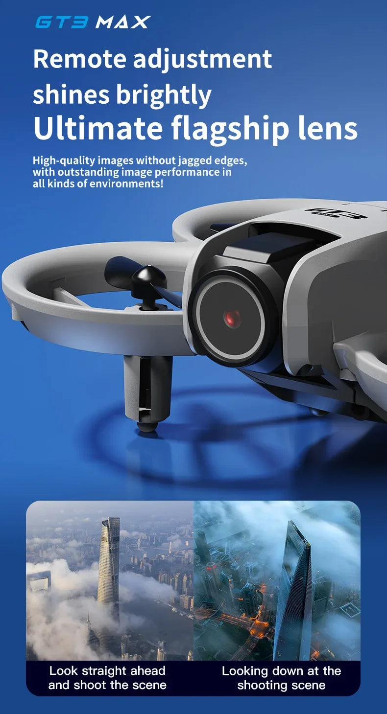 2026New GT3 MAX Drone 8K HD 4.3" Remote Control Headless Mode Helicopter 360° Flip Quadcopter Toys Mini Drone Fors Kid Toy Gifts