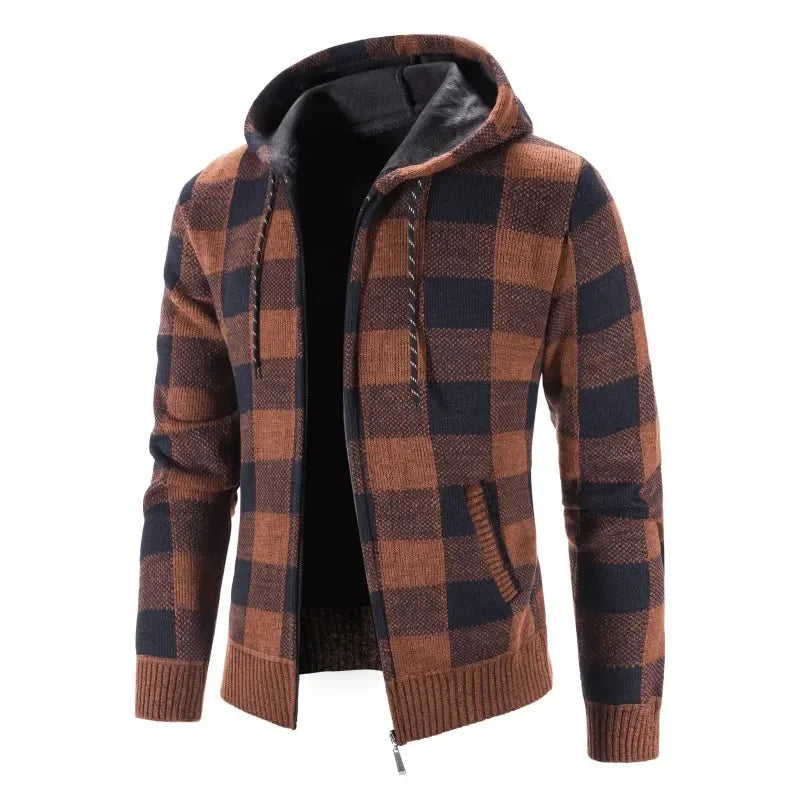 LEGIBLE 2025 Men's Sweaters Autumn Winter Wool Zipper Cardigan Sweaters Man Casual Knitwear Sweatercoat Male
