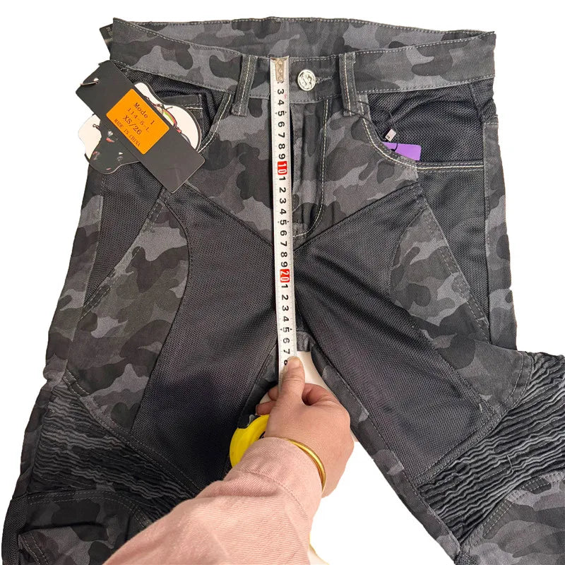 2024 New PK719 Upgrade Model Motorcycle Summer Riding Jeans With Breathable Net Knight CECertification Equipment Anti-fall Pants