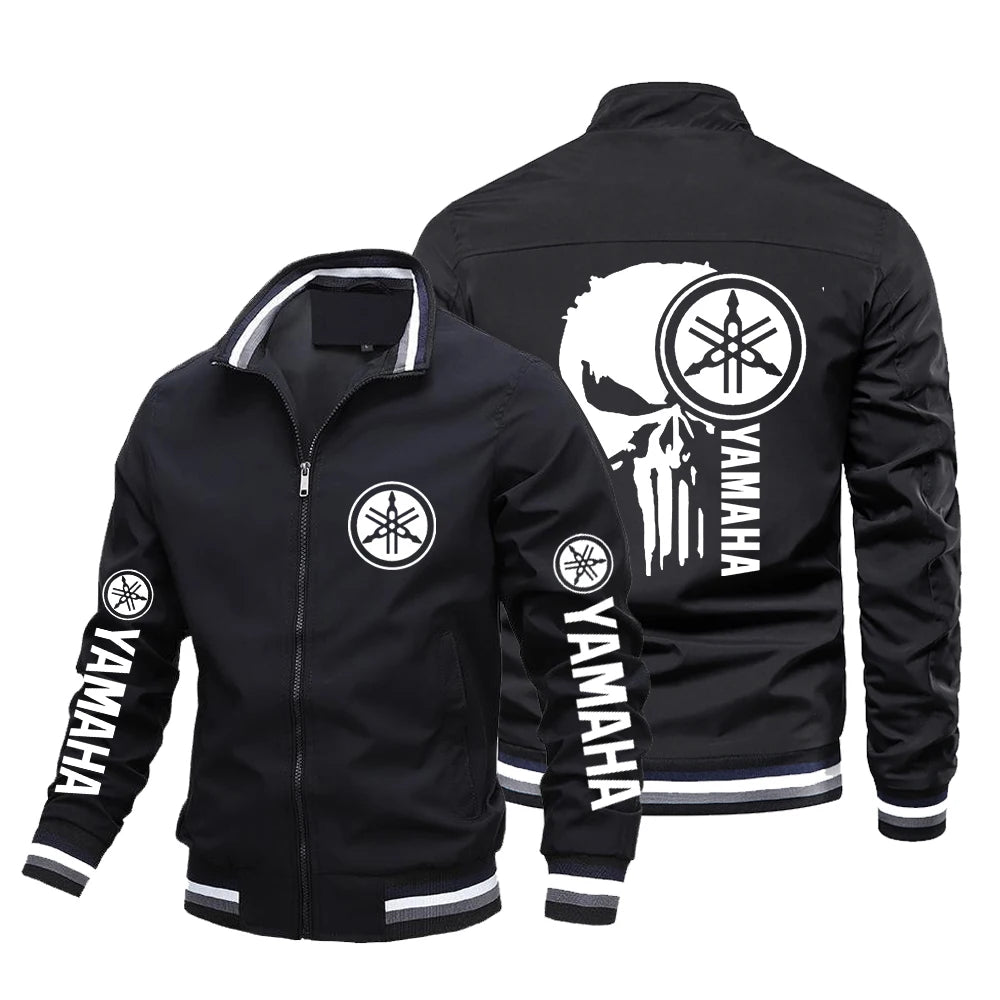 2026 New Spring and Autumn Edition Men's Yamaha Motorcycle Jacket Men's Windproof Outdoor Sports Clothing Women's Yamaha Jacket