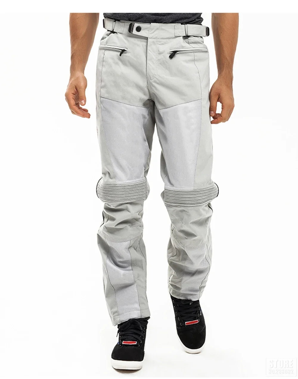 Clearance Motorcycle Riding Pants Men Summer Mesh Breathable Anti Drop Motocross Racing Pants Trousers Knee Protective Gear