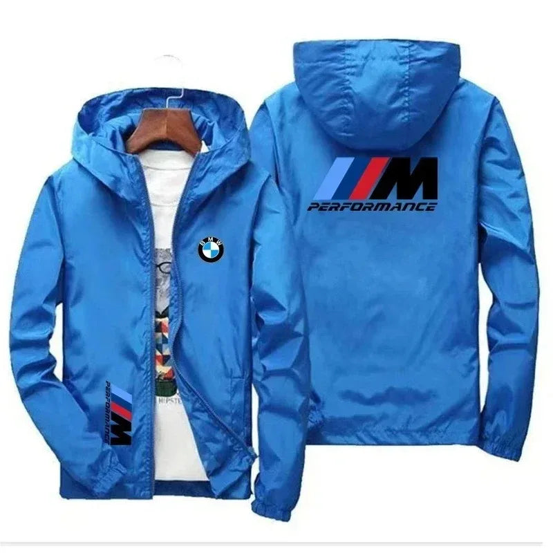 2026 BMW Bucket Hoodie Jacket Large-Sized Trendy Casual Sports Top for Spring And Autumn Stylish New Style