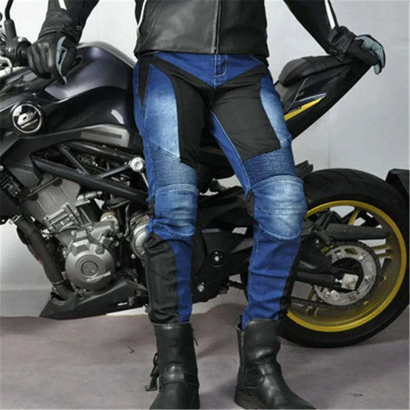 2024 New PK719 Upgrade Model Motorcycle Summer Riding Jeans With Breathable Net Knight CECertification Equipment Anti-fall Pants