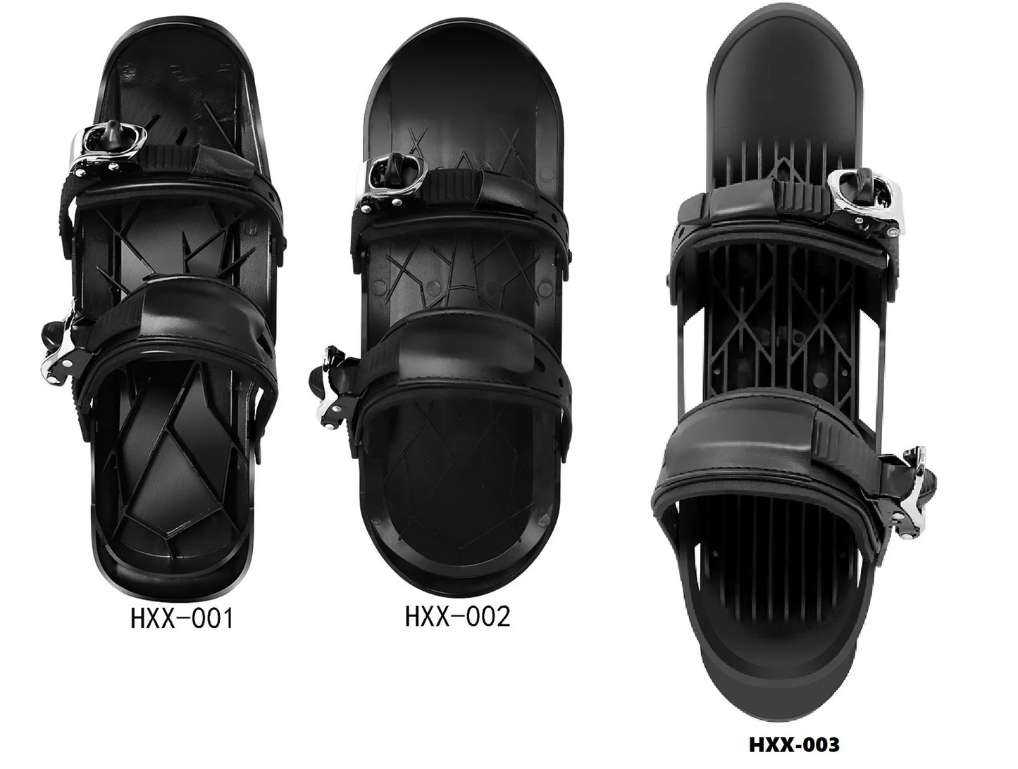 Mini Short Ski Skates Skis Boots Skiboards Adjuatable Adults Short Shoe Snowblades Portable for Winter Outdoor Sports Snow Board