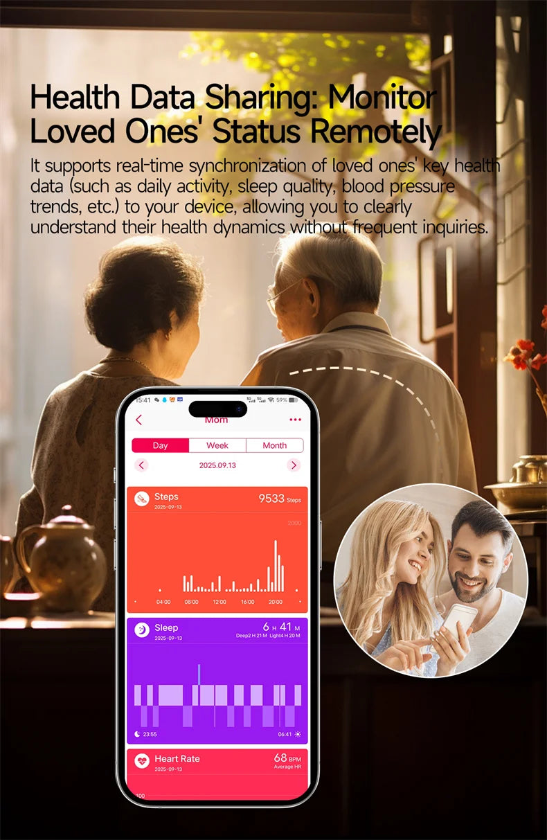 2026New Health Diagnosis Smart Watches Men Sport ECG Heart Rate Blood Pressure Uric acid Waterproof Smartwatches For Men women