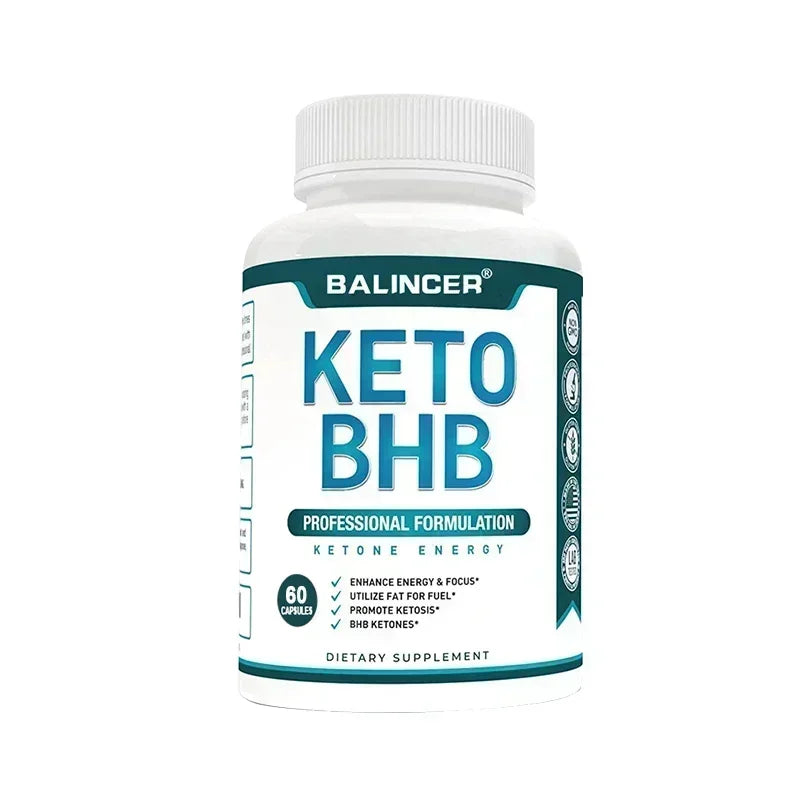 Balincer BHB Ketogenic Fat Burning Capsules Burn Belly Fat Muscle Growth Nutrition Diet Control Accelerate Metabolism