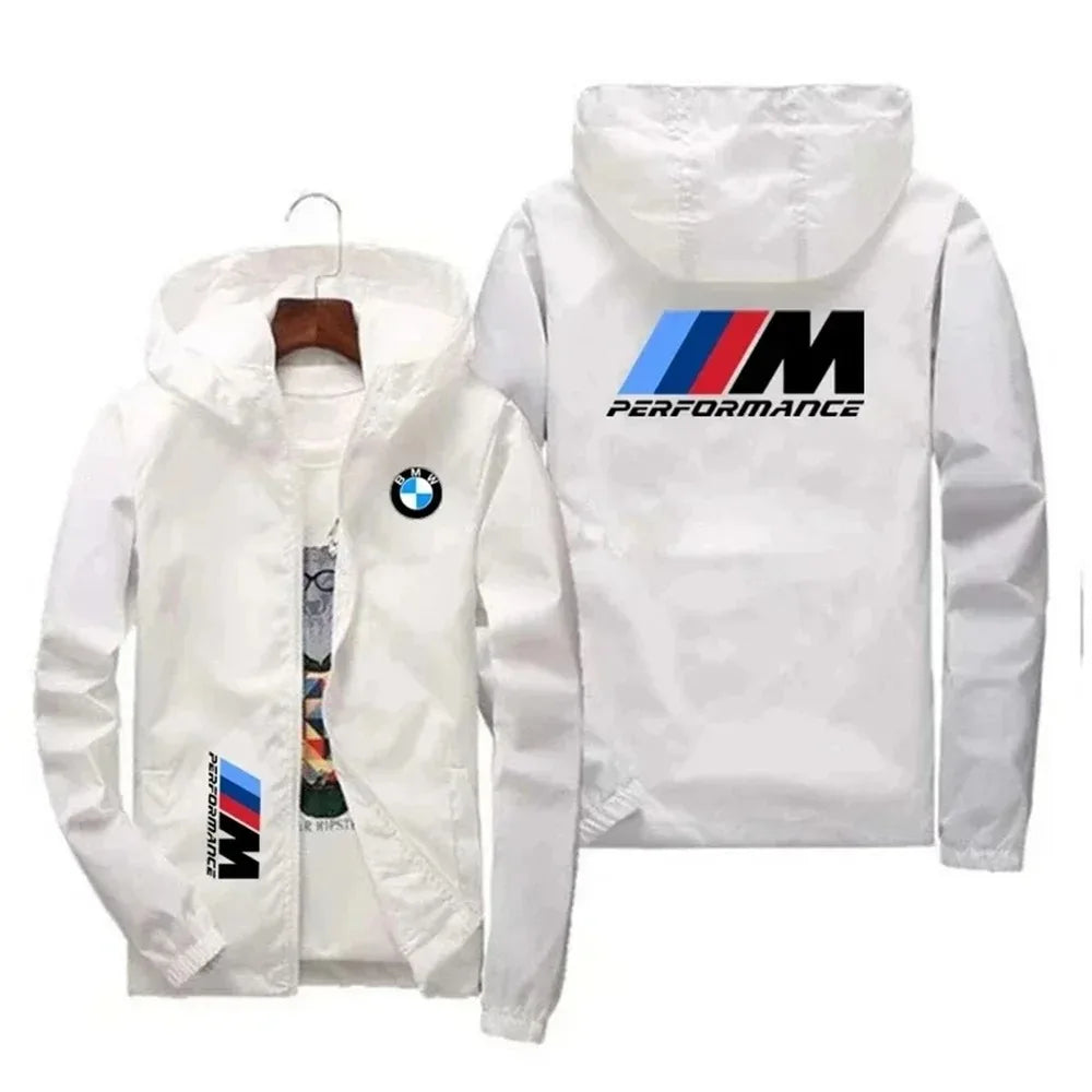 2026 BMW Bucket Hoodie Jacket Large-Sized Trendy Casual Sports Top for Spring And Autumn Stylish New Style