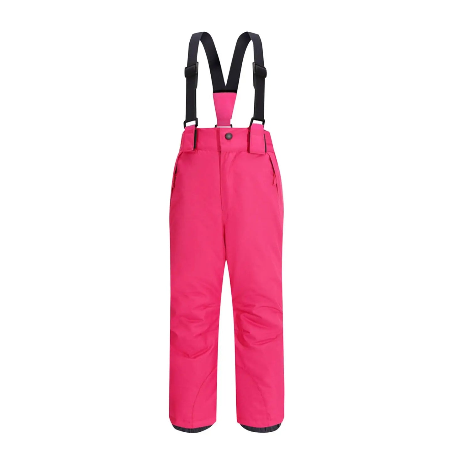Children's Ski Bib Pants Outdoor Windproof Waterproof Snowboarding Pants Warm Adjustable Shoulder Strap Snow Pants for 6-19years