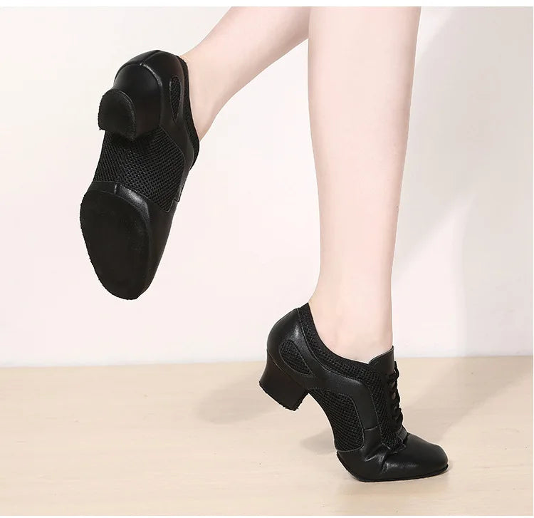 Latin Dance Shoes Adult Men Women Skin Tone Patent Leather Professional Soft Teacher Shoes Square Dance Shoes Ballroom Big Size