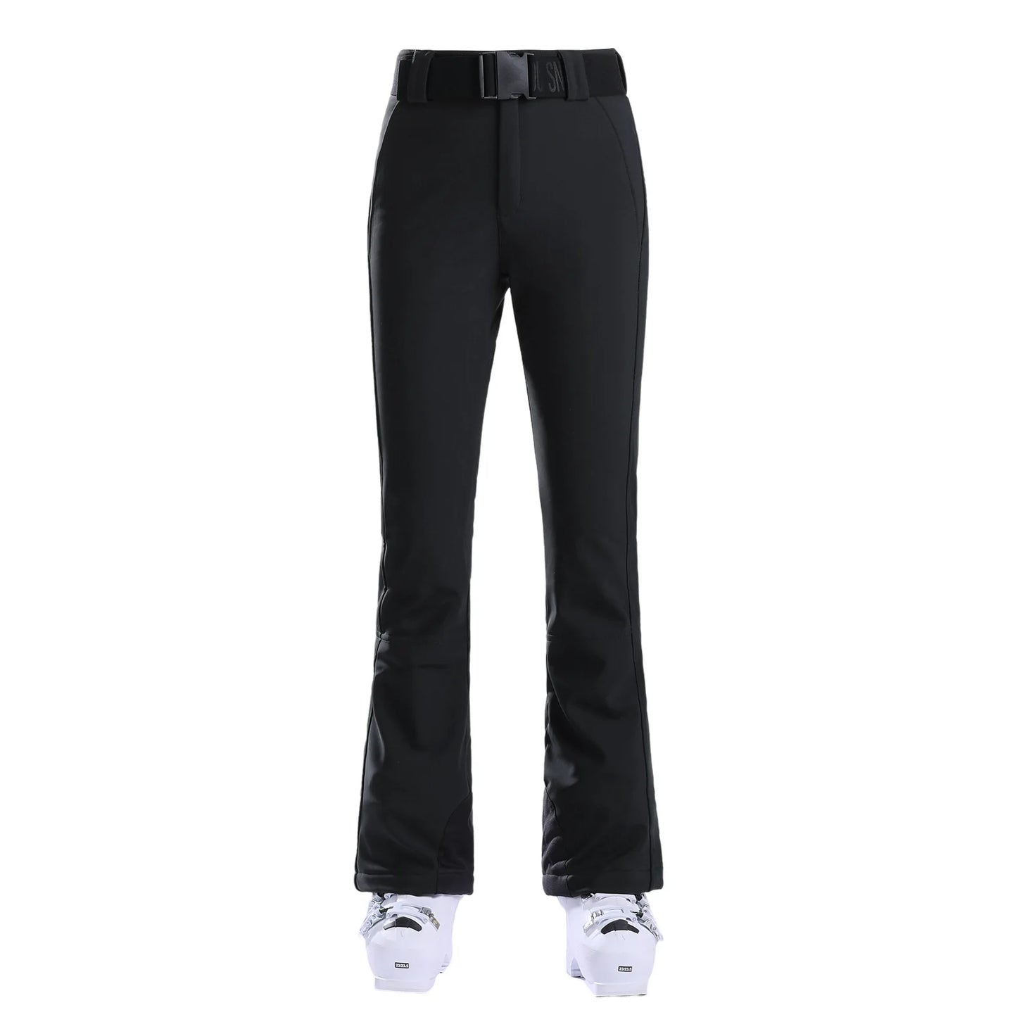 Ski pants New women's double-board 스노우보드복 slimming windproof waterproof thickened warm and elastic sports snow pants