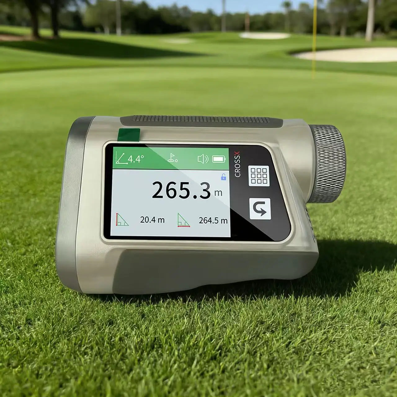 Golf Rangefinder with Slope Laser Range Finder with Touch Screen Flag Locking Vibration Ideal Golf Accessories for Golfers