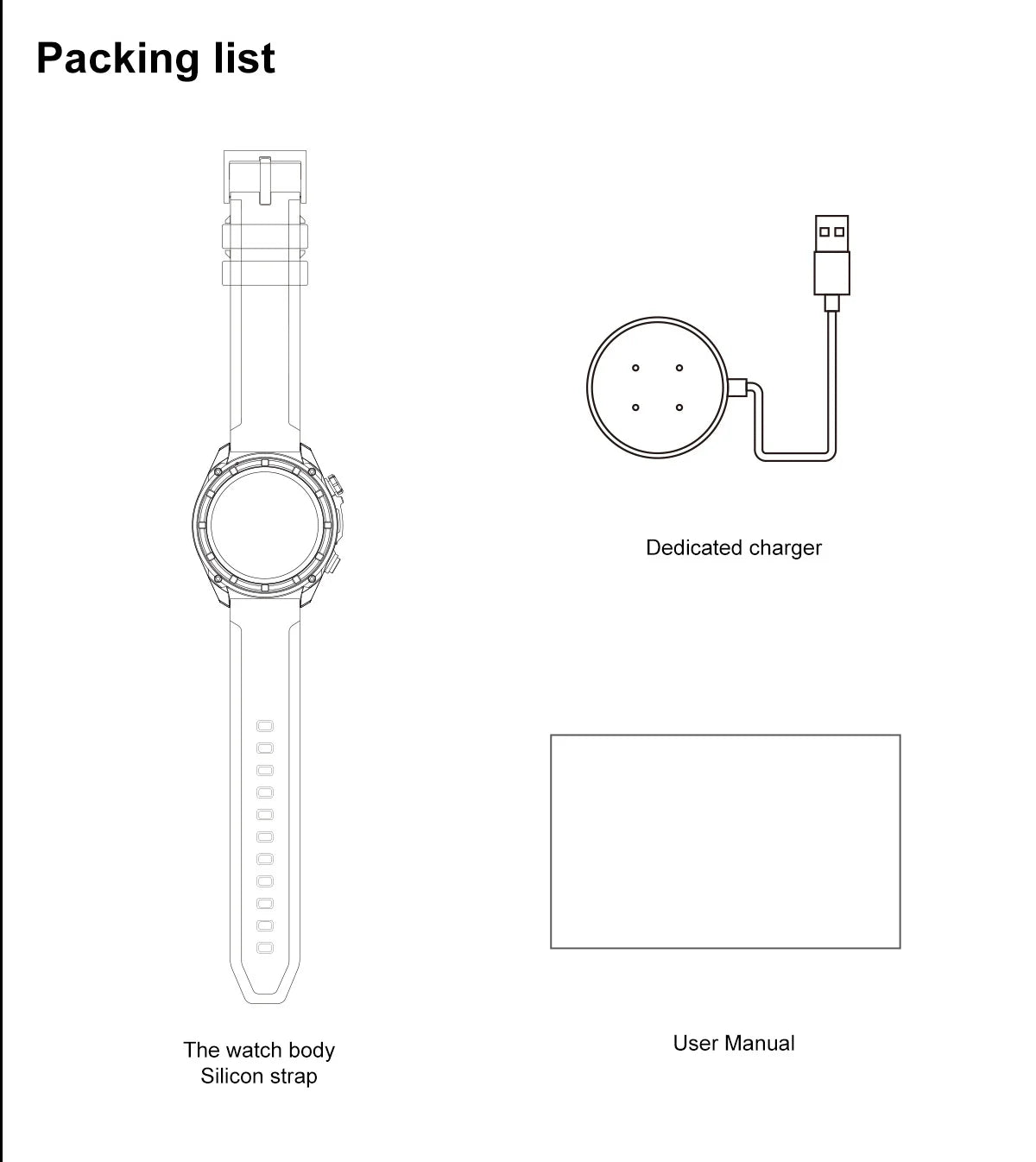 2025 Military Offline map 1000mAh Battery Smart Watch 4GB Big Memory GPS Navigation MP3/MP4 Player Swim Sports trackr Smartwatch