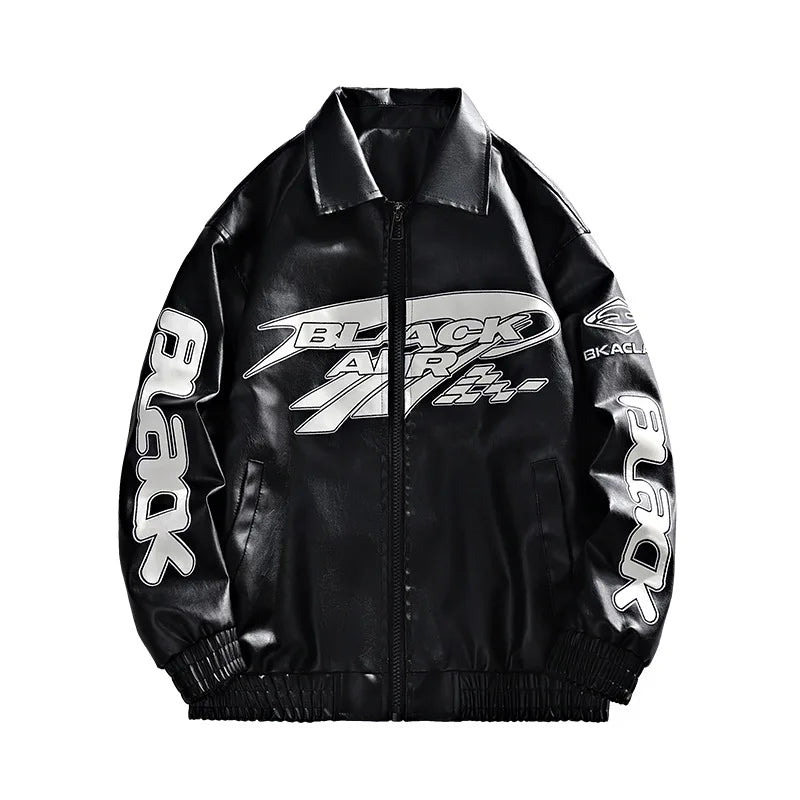 Men's 2026 Spring/Summer Men's Leather Jacket Coat New Trend Brand Motorcycle Suit High-Quality PU Coat Asian Sizes