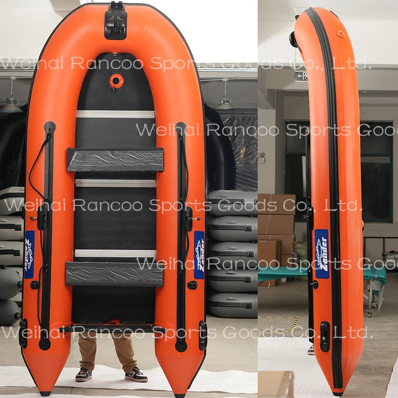 3 Years Warranty Aluminum Floor Pvc Folding Boat Fishing Inflatable Boat