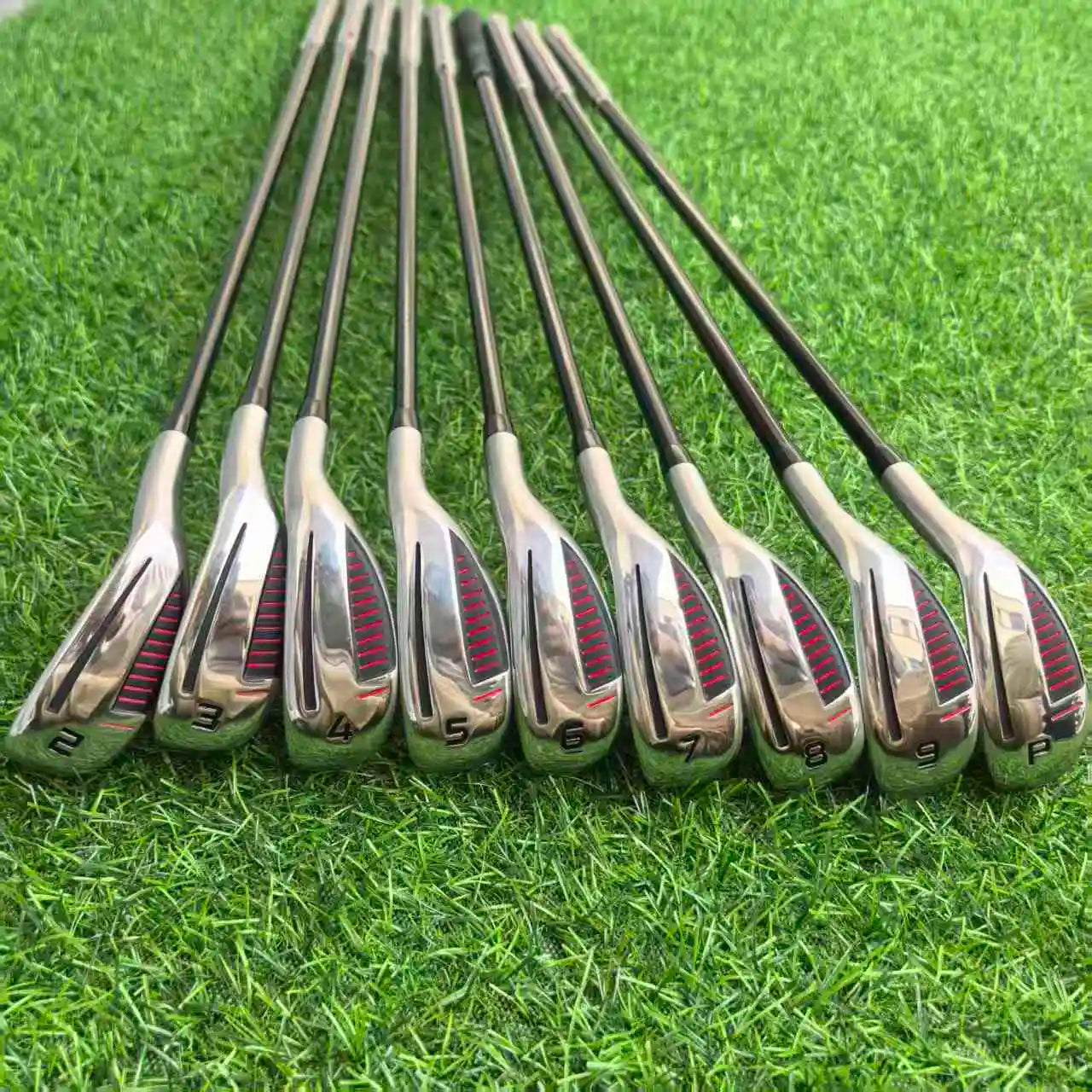 Lashonda Golf Hybrid Club Iron Set Single Club Combination with Small Hollow Design, Carbon Shaft Sr 2/3/4/5/6/7/8/9/P