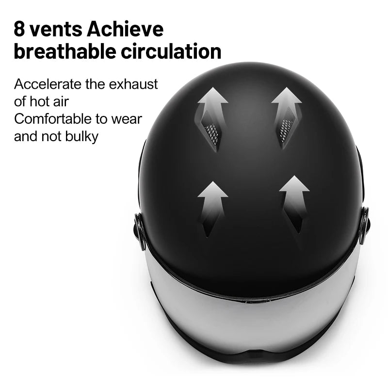Eastinear Ski Helmet Ski Goggles Helmet Integrated Warm and Anti-collision Outdoor Ski Safety Equipment for Adults and Children