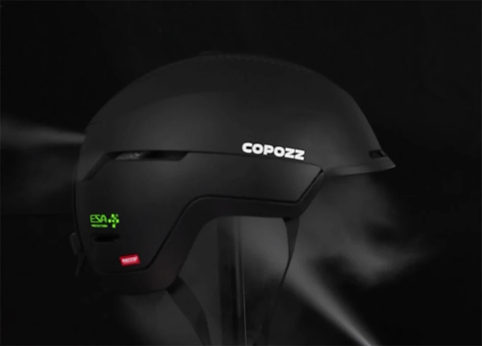 COPOZZ Winter Ski Helmet One-piece Adult Universal Snow Helmet Skating Ski Snowboard Outdoor Sports Helmets with RECCO Reflector