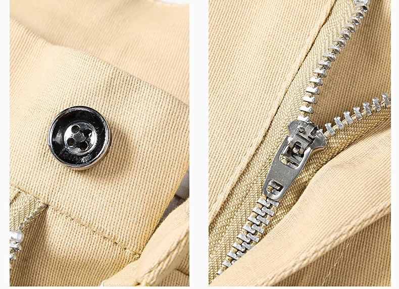 98% Cotton Men's Chinos & Casual Pants, Khaki Pants, Loose Straight , Streetwear Men ,Twill Pants,  Tall Men STRAIGHT Trousers