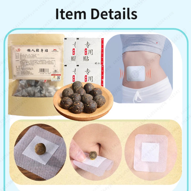 Herb Ball Fat Burning Slimming Patches Anti Cellulite Belly Detox Navel Sticker Weight Losing Fast Slim Plaster Slimming Product