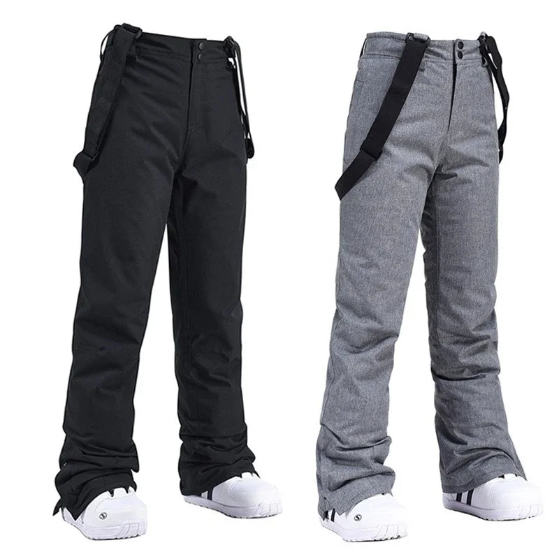 Winter Outdoor Mountain Waterproof Ski Pants For Men Women’s High Quality Windproof Warm Snow Trousers Ski Snowboarding Pants