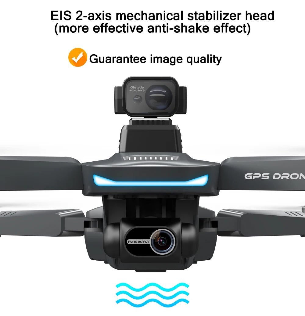 L200 PRO MAX Drone 4K Professional EIS Camera 2-Axis Gimbal 360° Obstacle Avoidance Brushless Motor GPS Quadcopter FPV RC Drones