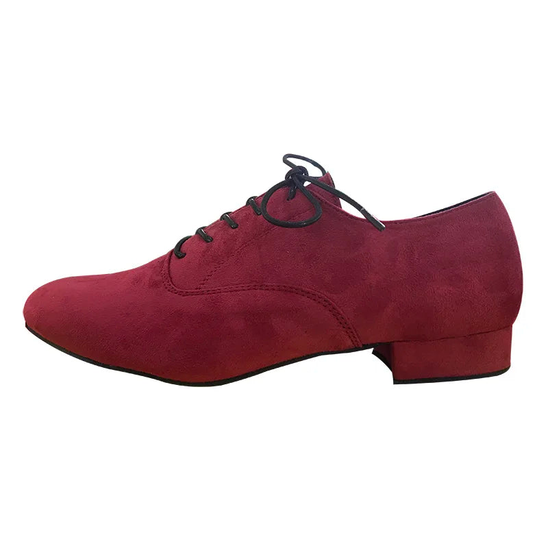 Wedopus 2.5CM Smooth Men's Dance Shoes Royal Blue Shoes for Ballroom Dancing Suede Bottom Dropshipping
