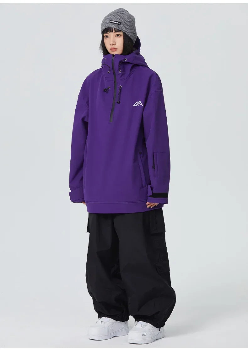 Thermal Ski Jackets 2025 New Winter Woman Outdoor Pro Windproof Sport Skiing Hoodies Man Snowboard Tracksuit Snow Clothing