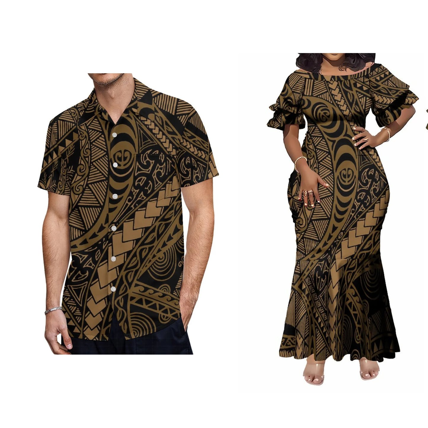 Factory Wholesale Custom Boat Neck Double Flare Sleeve Long Fishtail Ladies Dress Women Elegant Mermaid Evening Party Dress